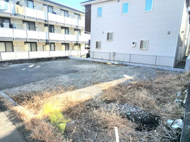 【建築条件なし売地】湘南台241期、小田急江ノ島線「長後」駅徒歩20分・敷地34坪角地・都市ガス